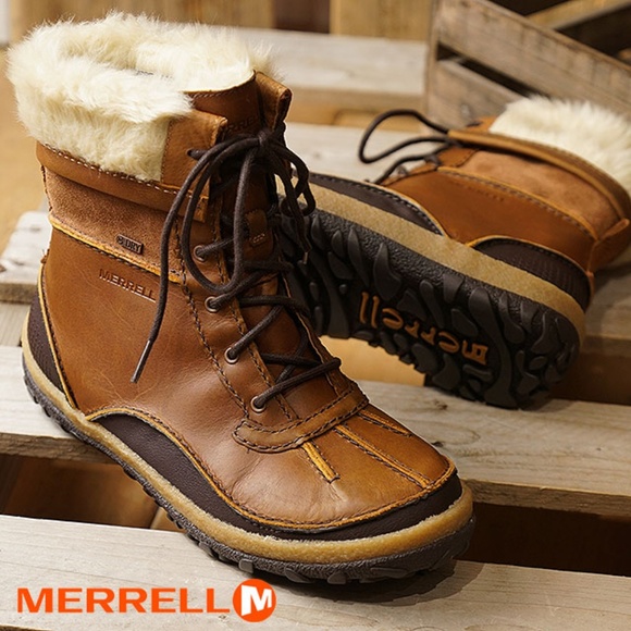 merrell women's tremblant mid polar waterproof snow boot